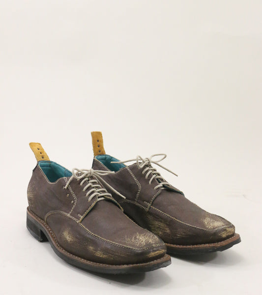 sidewalk tie shoe distressed brown sz 9 - pskaufmanfootwear