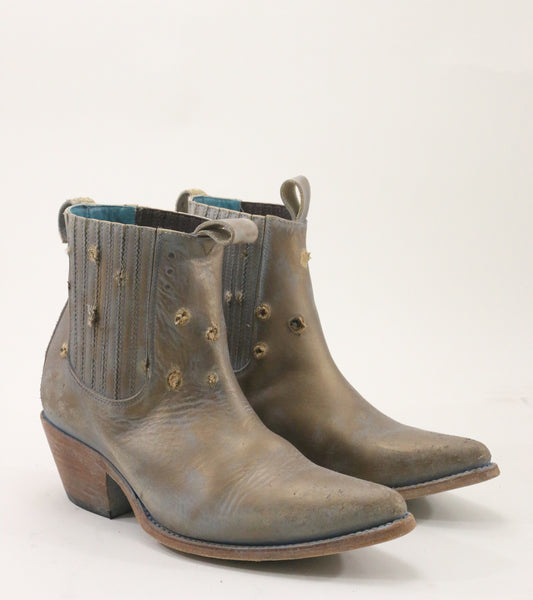 no.1001 natural bronze paint totally blown sz 10 - pskaufmanfootwear