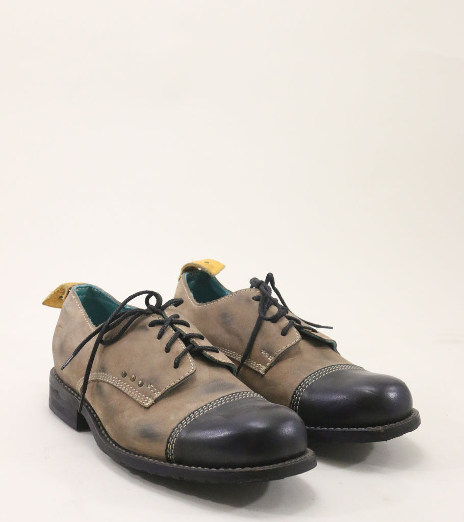 signal cap-toe lace shoe sand nubuc sz 9 - pskaufmanfootwear